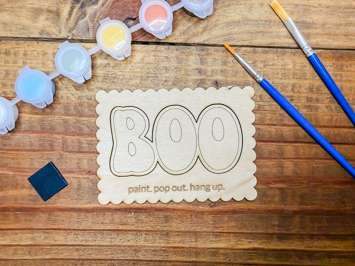Fall & Halloween Paint Your Own Magnet Kits