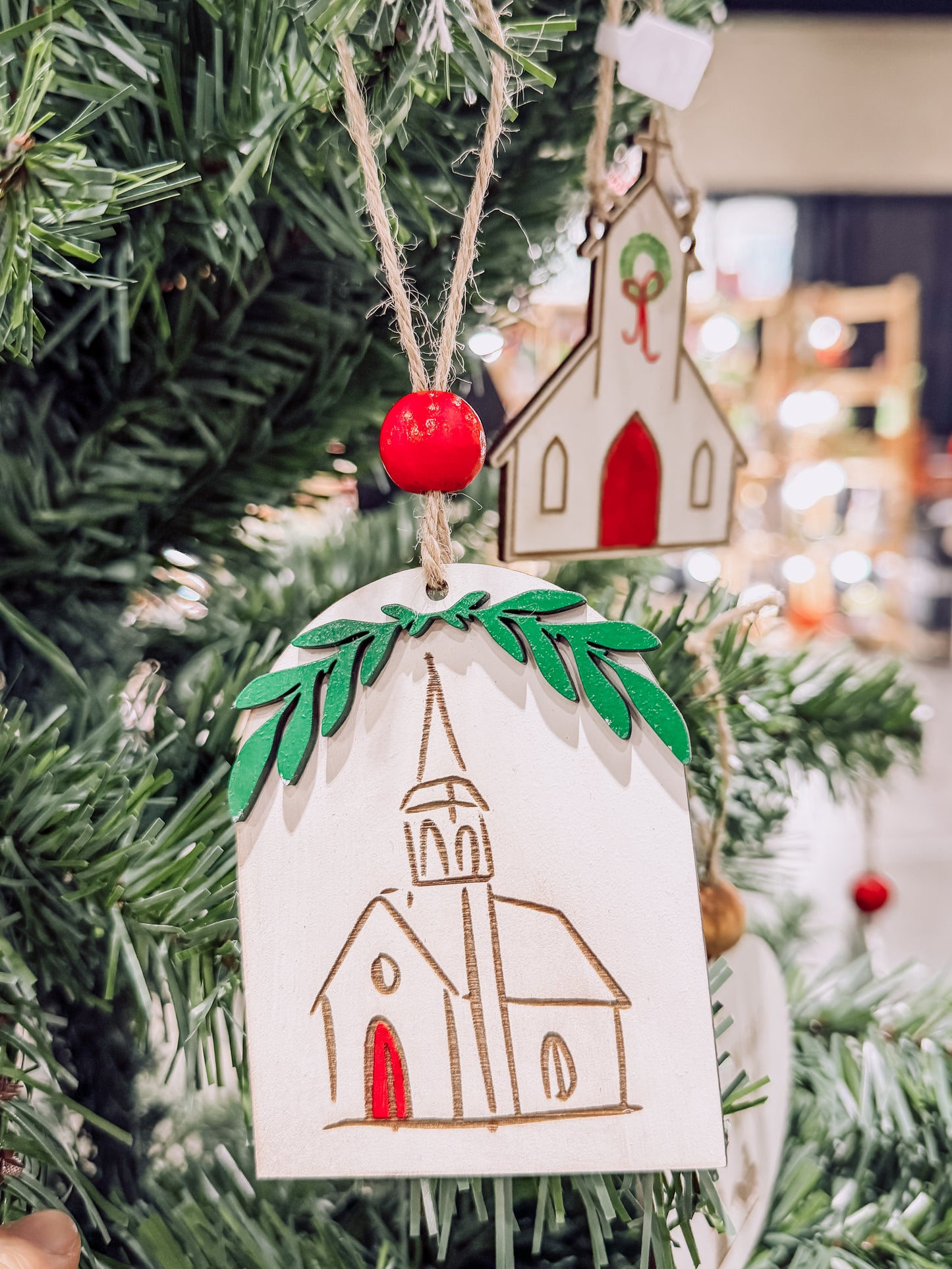 Red Door Chapel Ornament