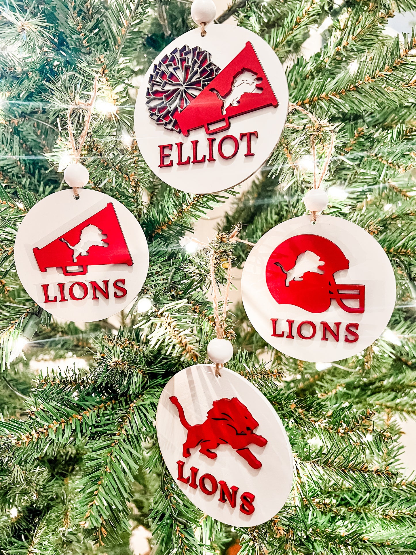 Lions Team Holiday Ornament