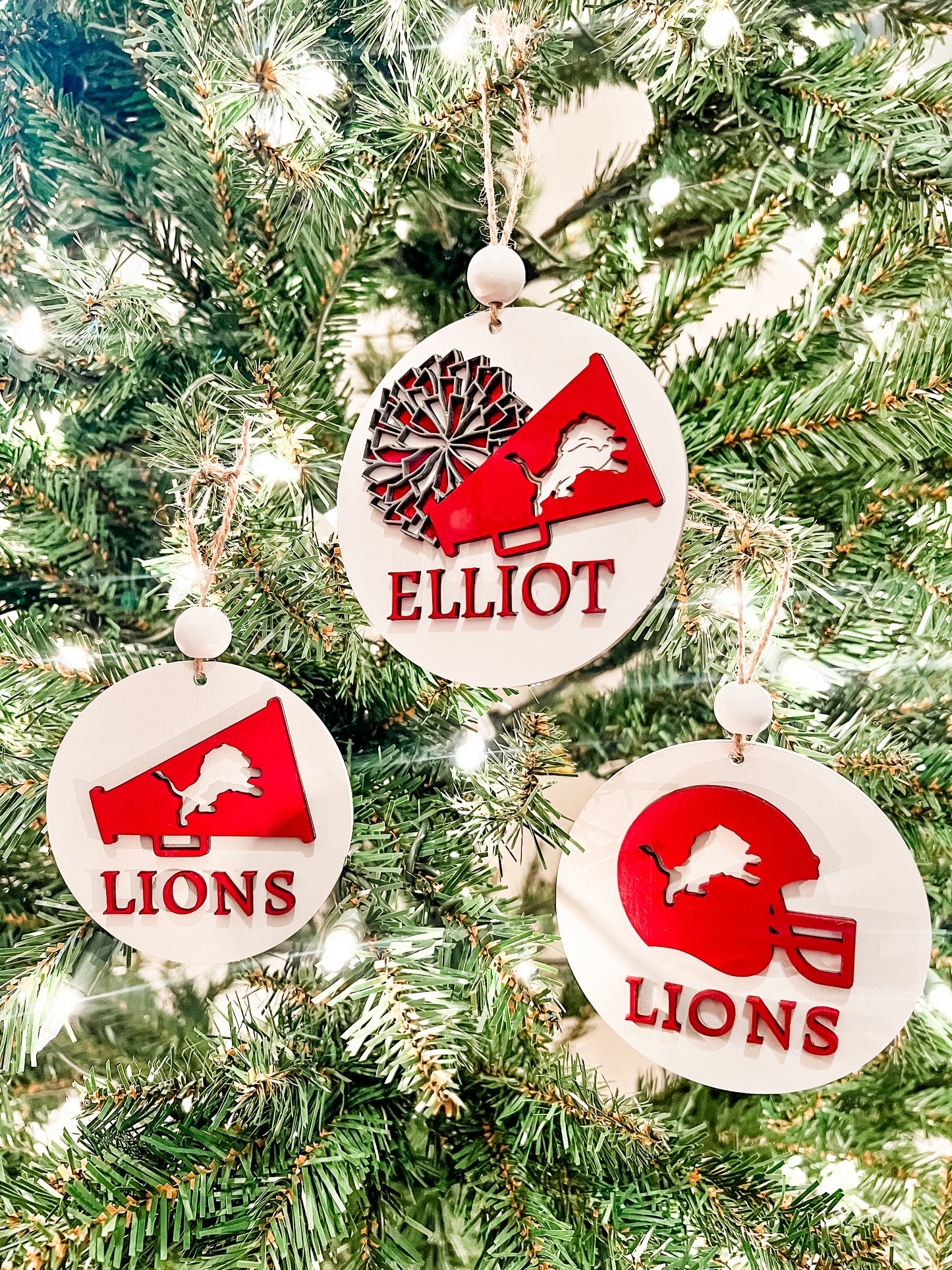 Lions Team Holiday Ornament
