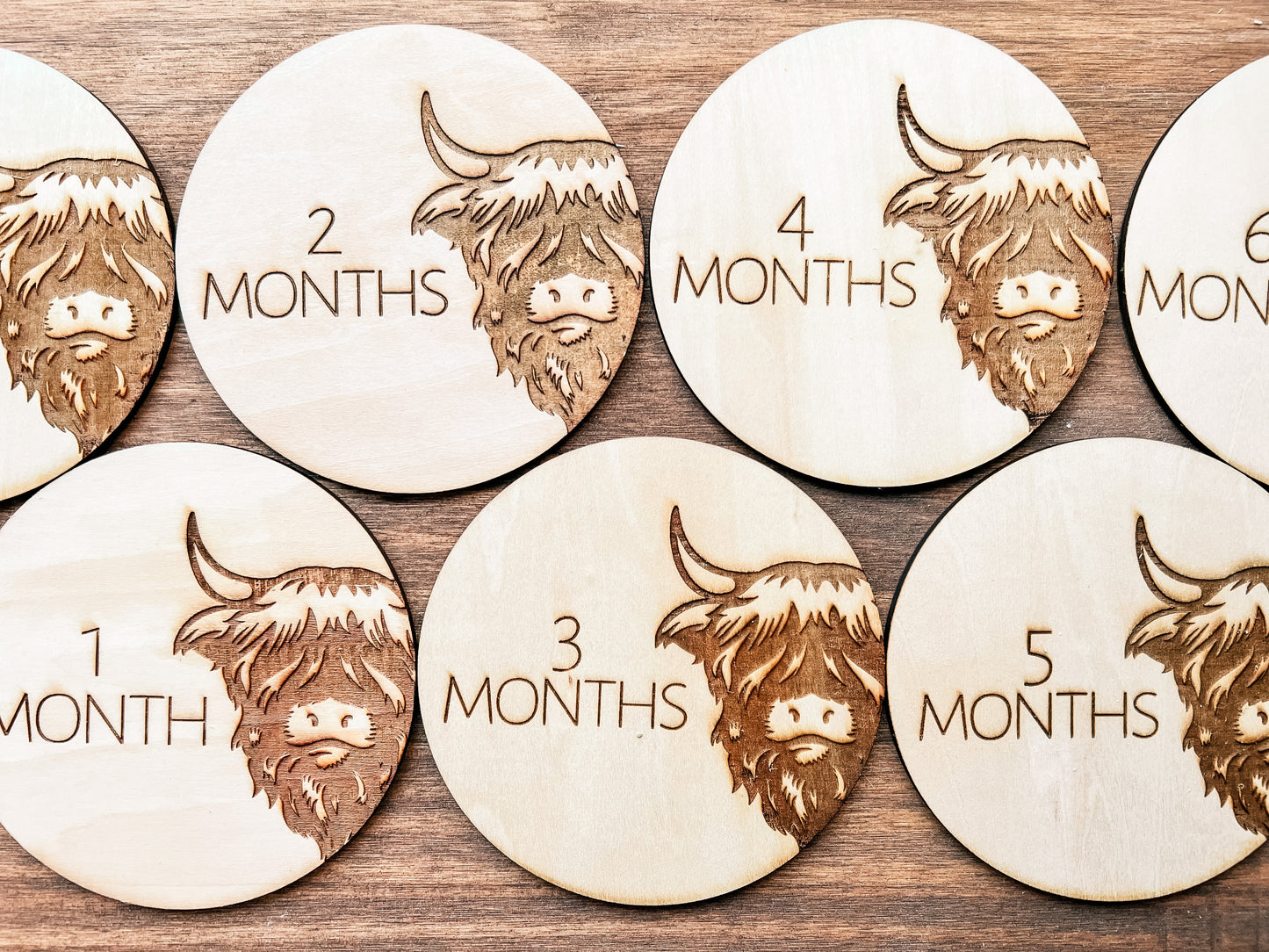 Highland Cow Baby Milestones