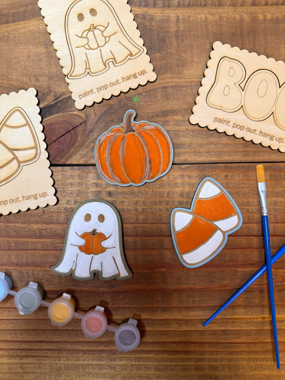 Fall & Halloween Paint Your Own Magnet Kits