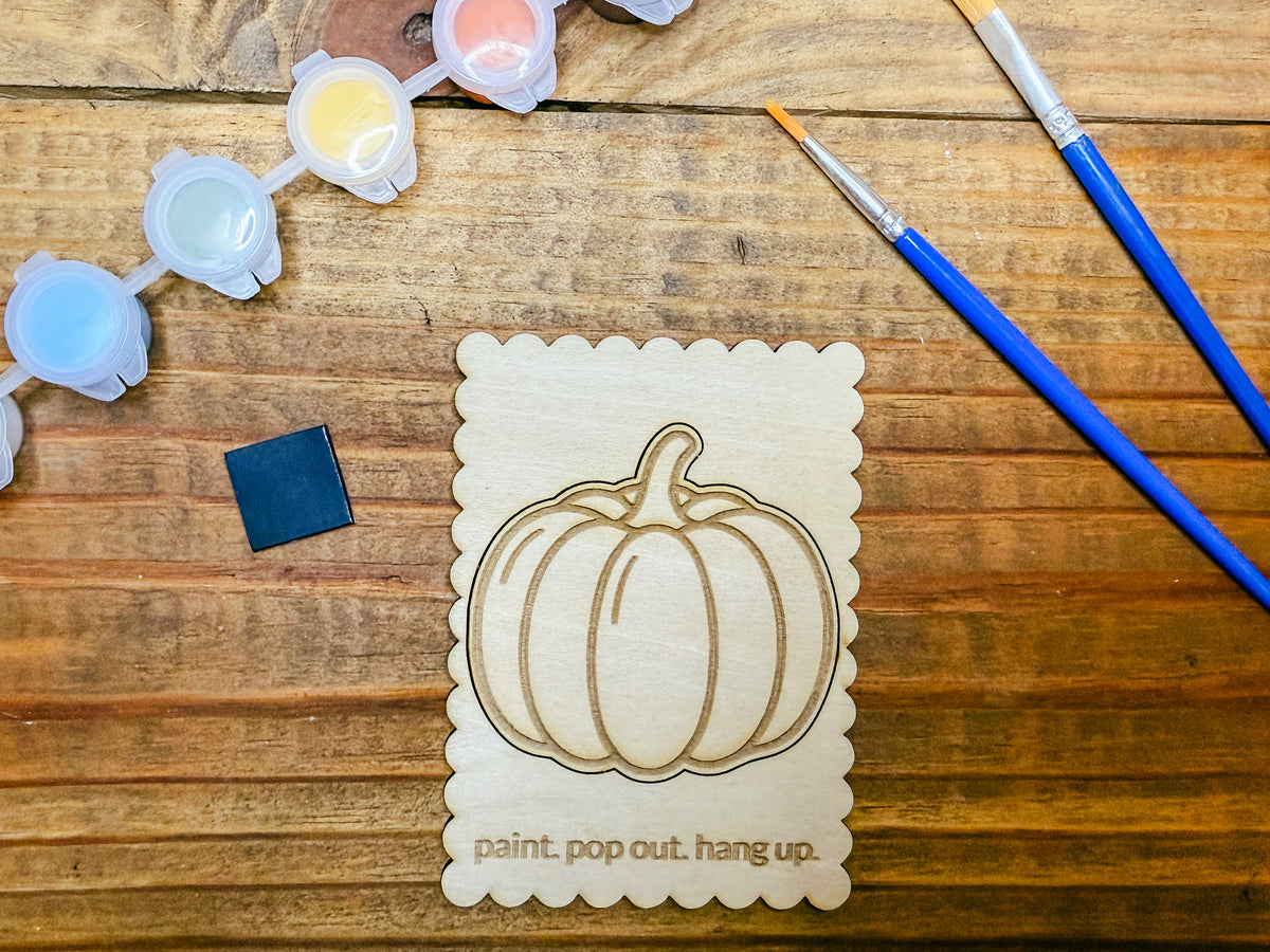 Fall & Halloween Paint Your Own Magnet Kits