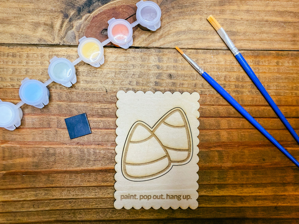 Fall & Halloween Paint Your Own Magnet Kits