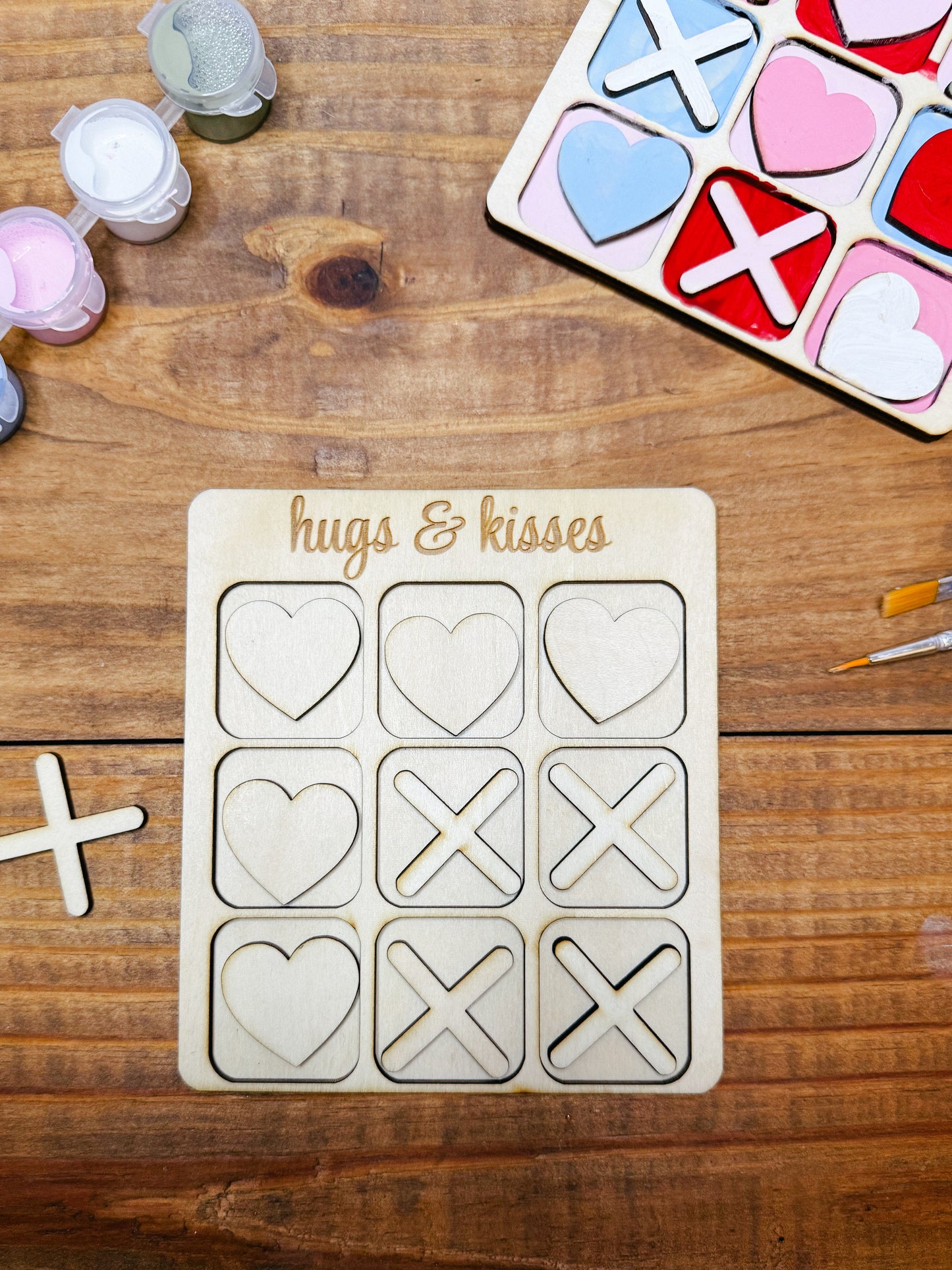Valentine Tic-Tac-Toe Paint Kits