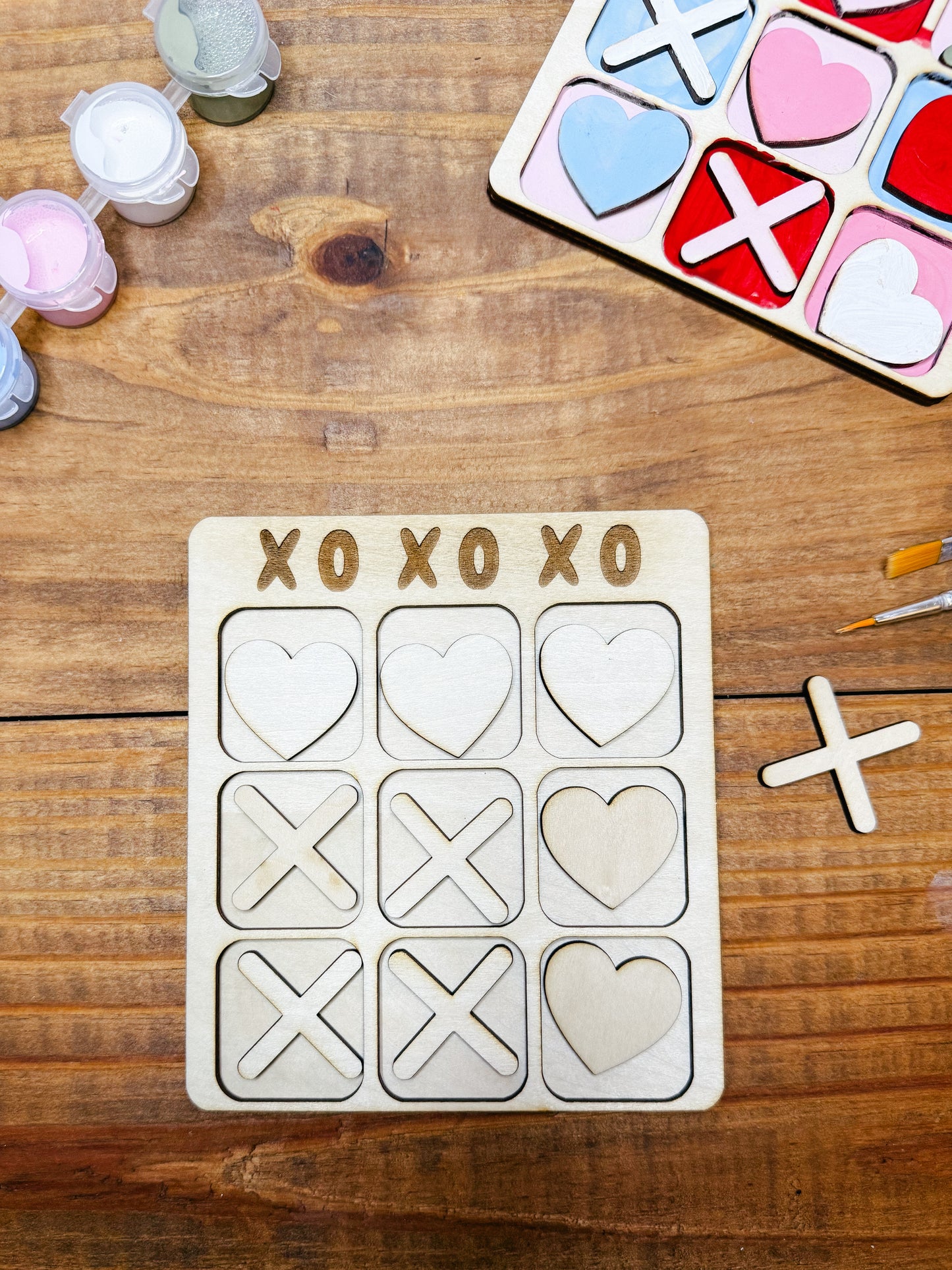 Valentine Tic-Tac-Toe Paint Kits