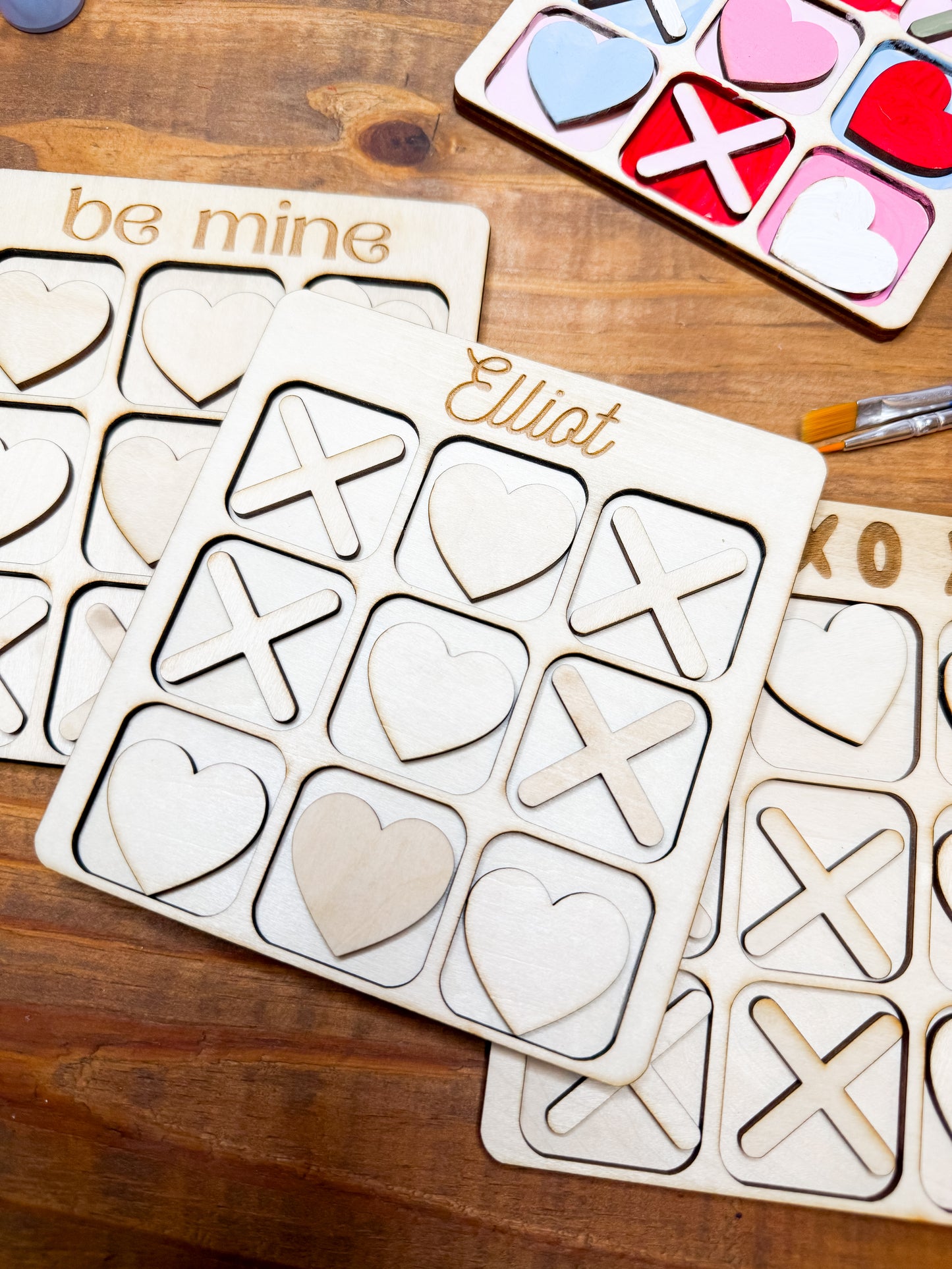 Valentine Tic-Tac-Toe Paint Kits