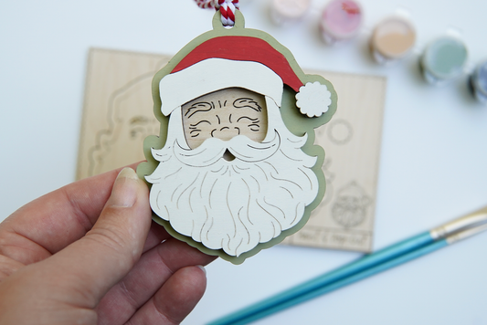 Santa & Mrs. Claus Ornament Painting Kits