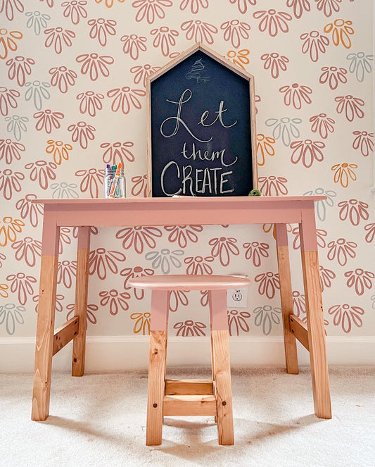 Kids Table with Stool