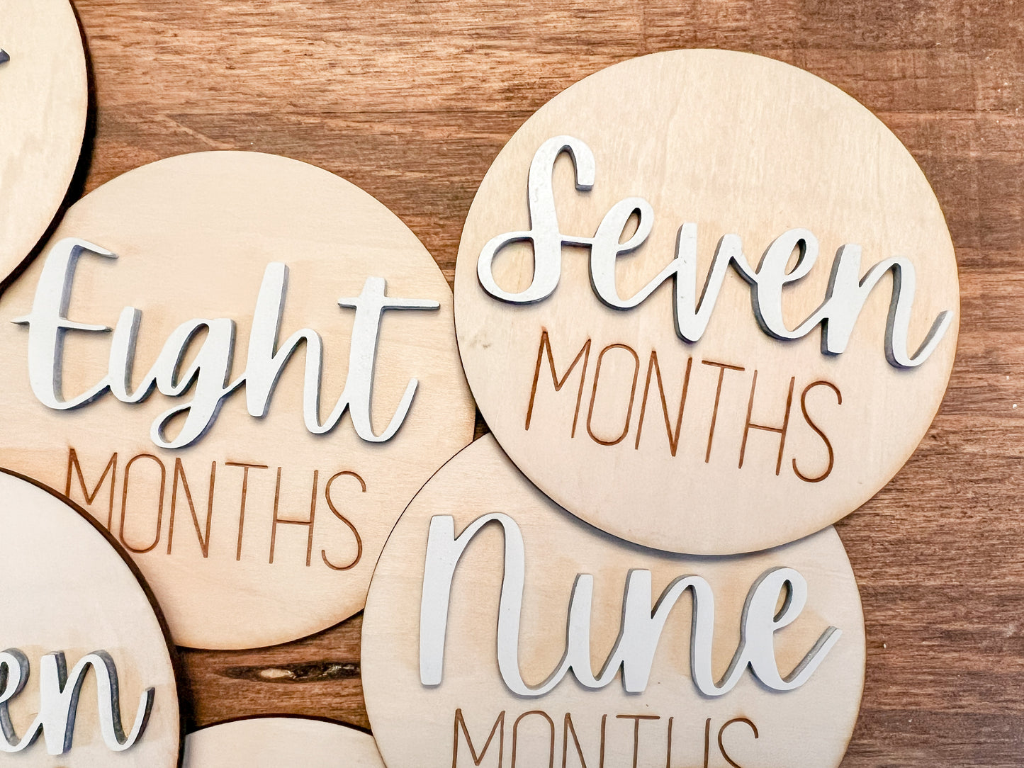 Monthly Baby Milestone Circles