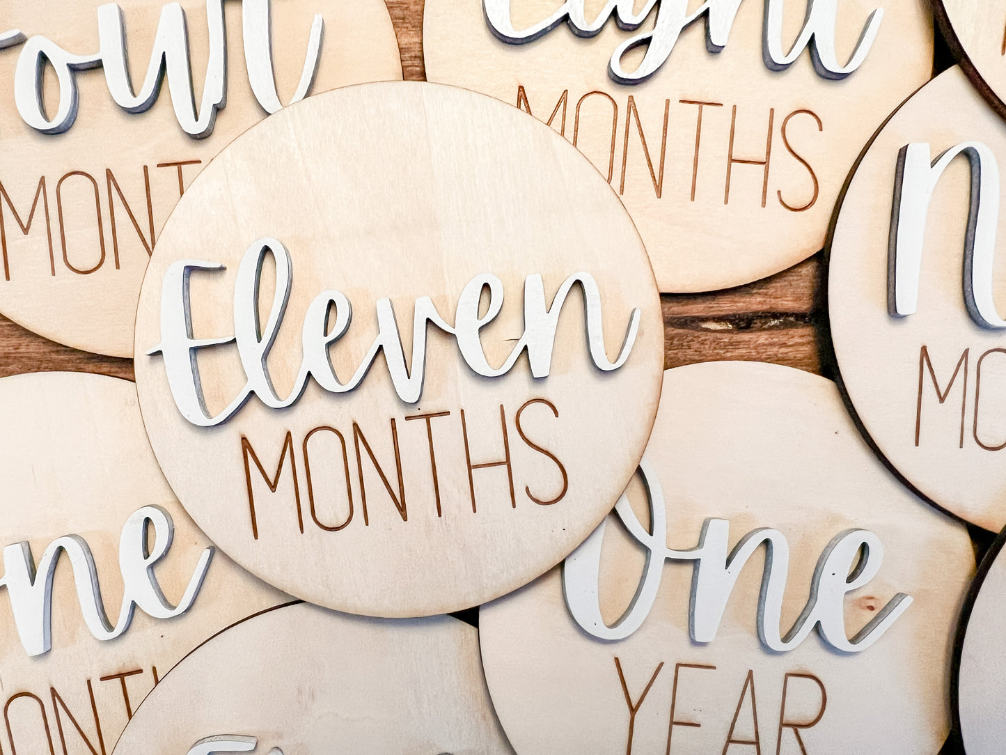 Monthly Baby Milestone Circles